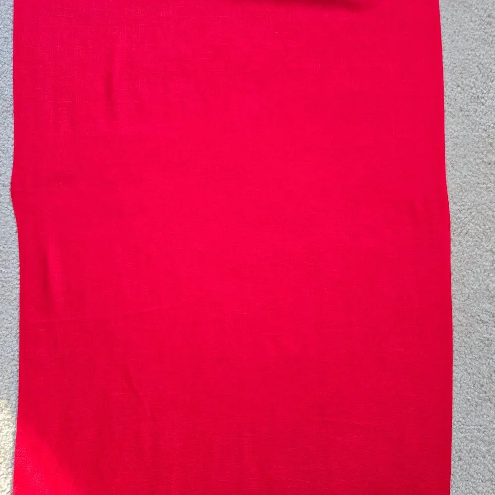Lightweight Cashmere Wool Scarf Red